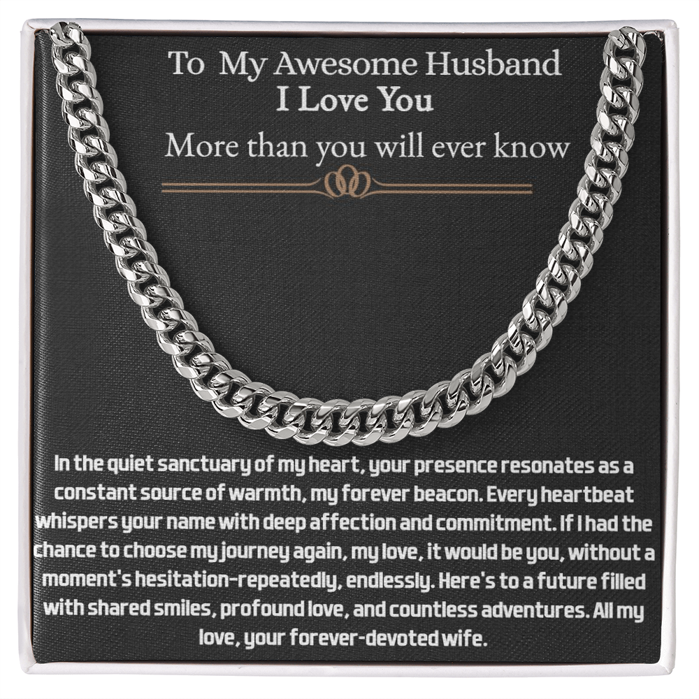 To My Awesome Husband