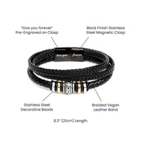 Load image into Gallery viewer, To My Father - Love You Forever Bracelet
